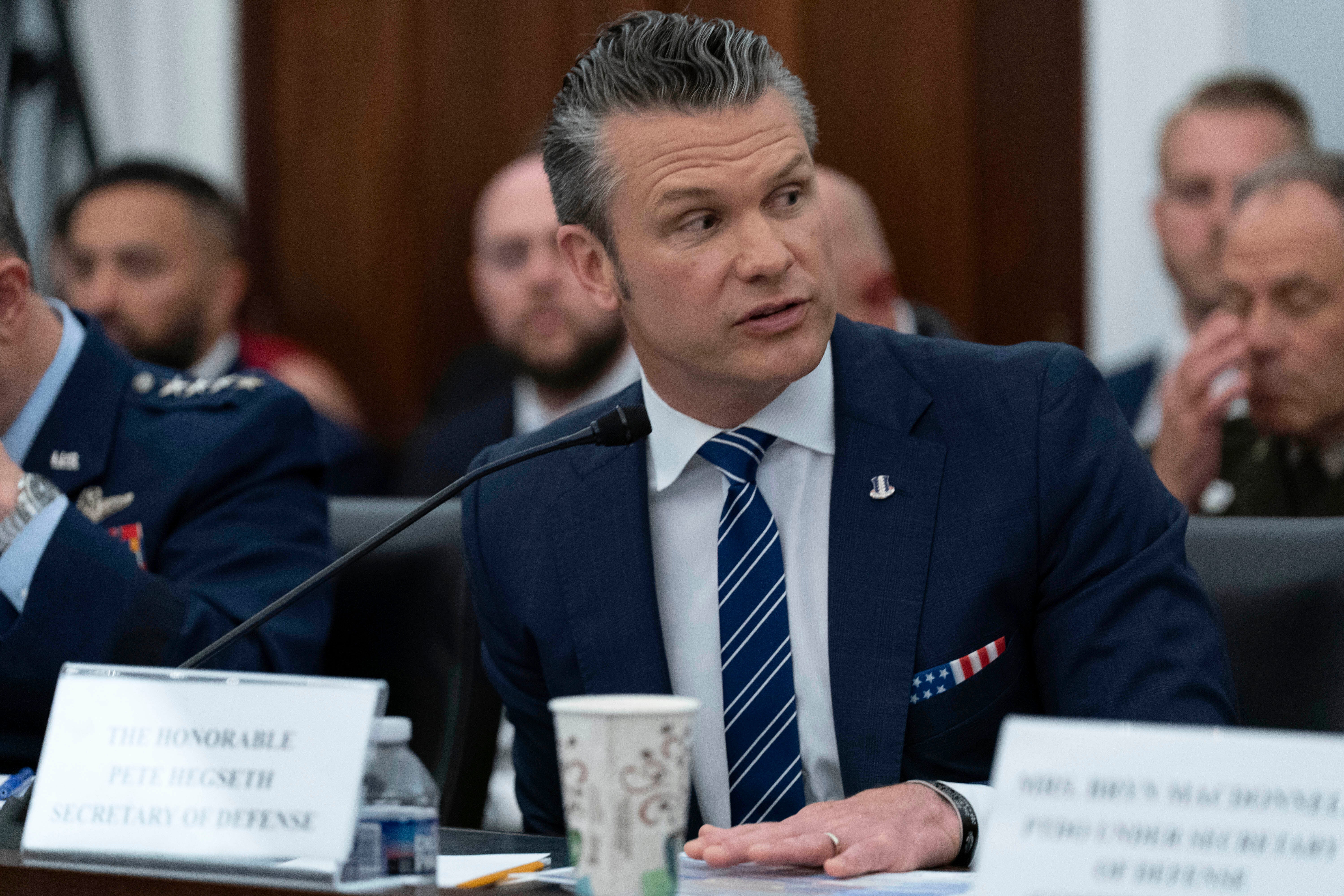 Pete Hegseth testifies before the House Committee on Appropriations subcommittee oversight hearing on the Department of Defence